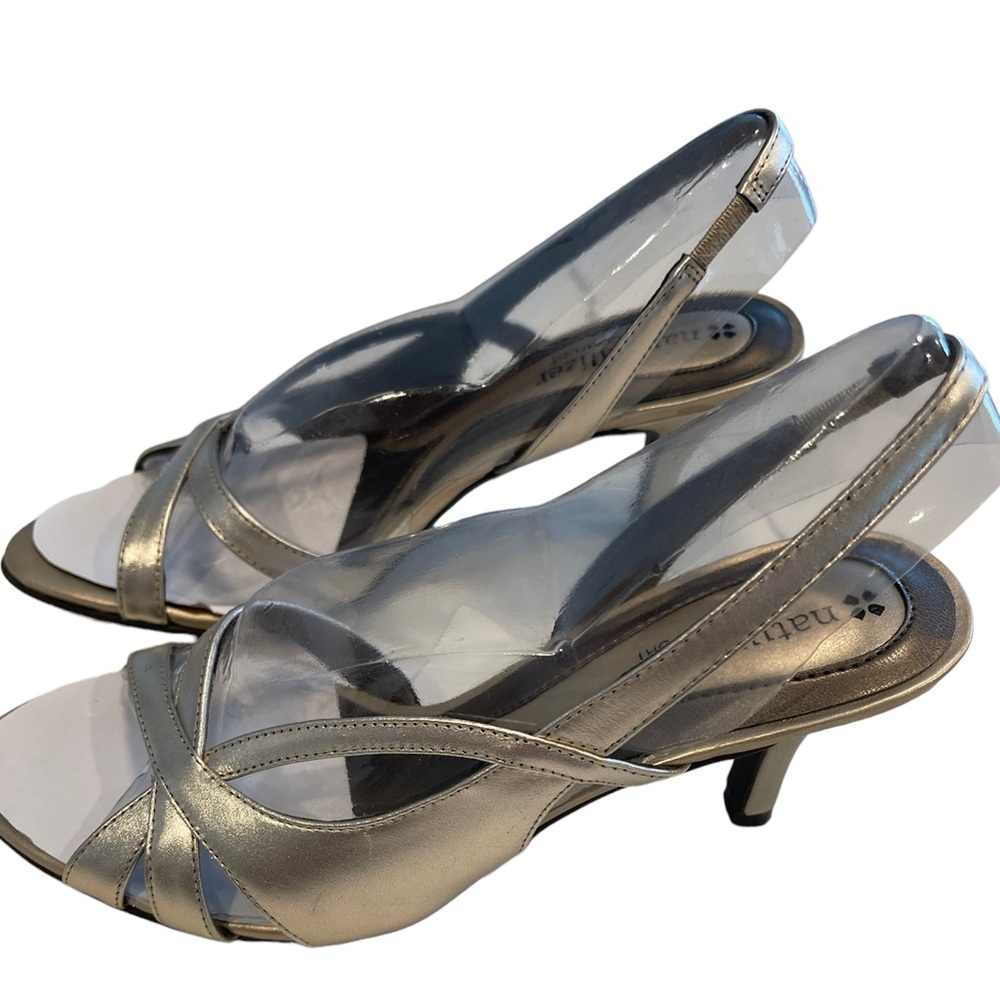 NEW WITH BOX. Naturalizer Dressy open toes sling back sandal.